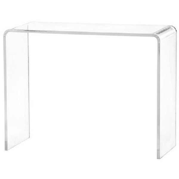 Link acrylic console table deals
